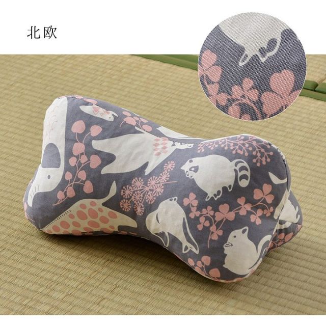 寝具 枕 くつろぐ もっちり 機能性 お昼寝 低反発チップ パイプ 日本製 ほね枕 足枕 約35×17cm