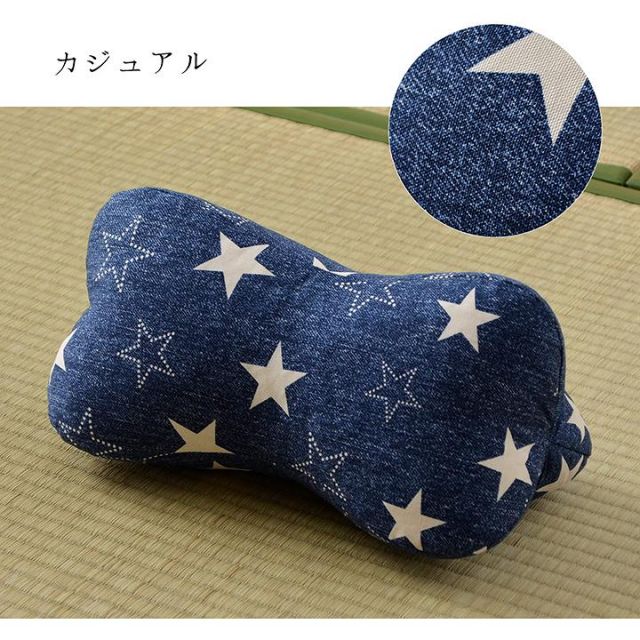 寝具 枕 くつろぐ もっちり 機能性 お昼寝 低反発チップ パイプ 日本製 ほね枕 足枕 約35×17cm