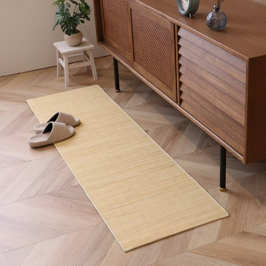 籐 マット キッチン 玄関 自然素材 ひんやり インドネシア産 むしろ 約60×90cm