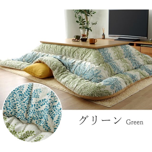 こたつ布団 正方形大 国産 花柄 掛け単品 約205×285cm