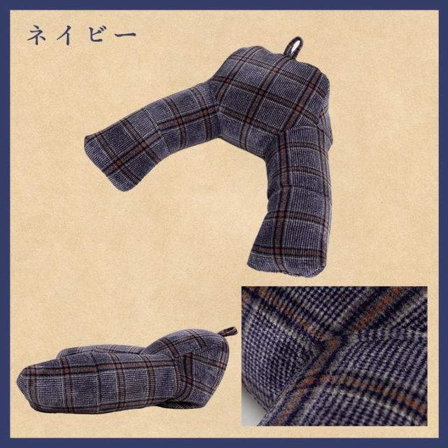 スーパSALE10倍＆4時間限定10％OFF クッション 足長 リラックス 寝転ぶ 洗える チェック カジュアル 約40×70cm