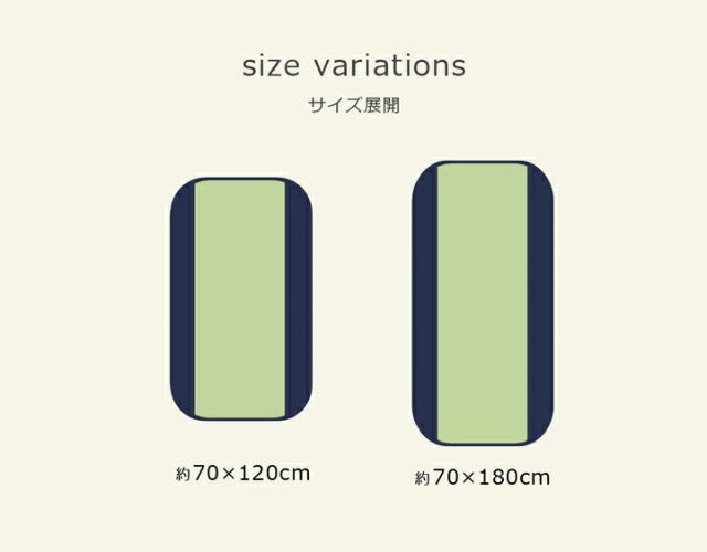 純国産 フリーーマット 『ことり』 約70×180cm (中材:固綿15mm)