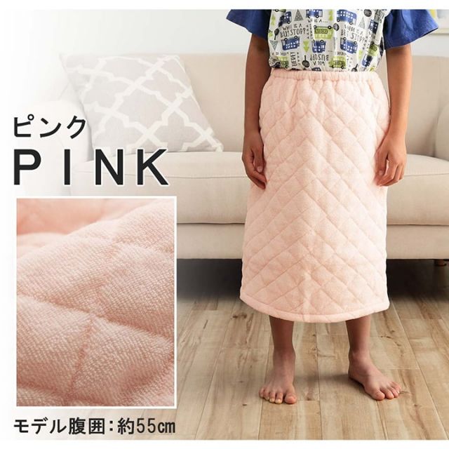 寝具 腹巻 寝冷え対策 お昼寝 キッズ ジュニア 綿100％ ゴム付き ズレない 着脱簡単 洗える 洗濯機丸洗い 優しいタオル地 L 50×40cm