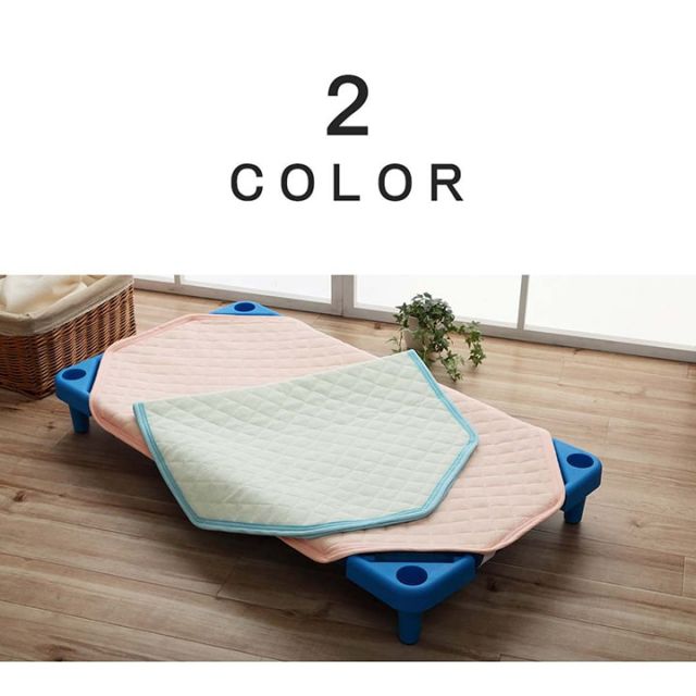 寝具 敷きパッド お昼寝 コット専用  保育園 キッズ ジュニア 綿100％ 四隅ゴムバンド付き ズレない 洗える 洗濯機丸洗い 優しいタオル地 58×101cm