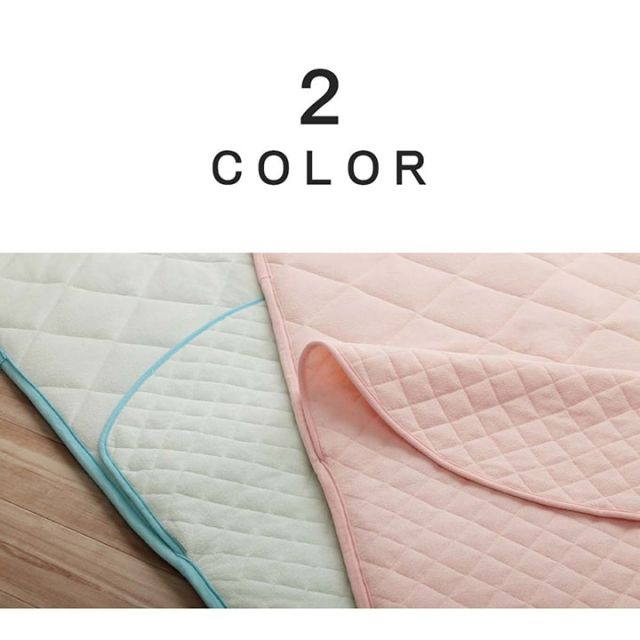 寝具 お昼寝マット 肌掛け布団 一体型 寝冷え対策 キッズ ジュニア 綿100％ 滑り止め付き 洗える 洗濯機丸洗い 優しいタオル地 70×120cm