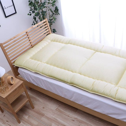 寝具 清潔 快適 敷き布団 ダニ増殖抑制 日本製 無地 シンプル セミダブルロング 約120×210cm