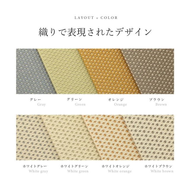 置き畳 ユニット畳 日本製 丈夫 除菌スプレー対応 PP ポリプロピレン 約70×70cm 単品