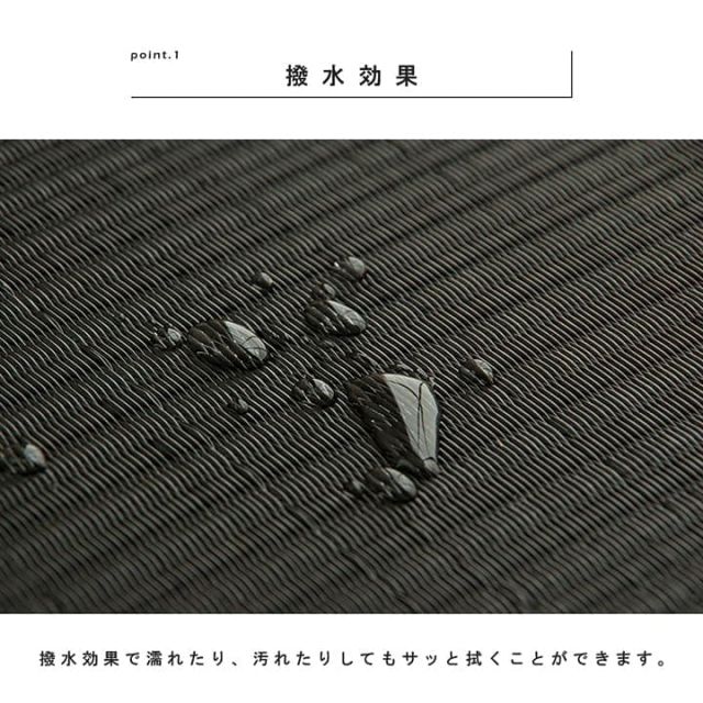 日本製 水拭きできる ポリプロピレン 置き畳 ユニット畳 シンプル 約70×70cm 6P （同色6枚組）