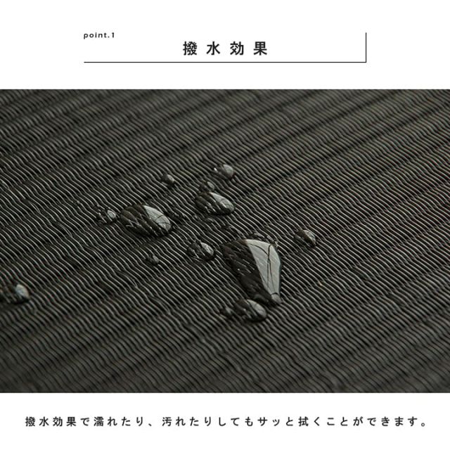 日本製 水拭きできる ポリプロピレン 置き畳 ユニット畳 シンプル 約70×70cm 9P （同色9枚組）
