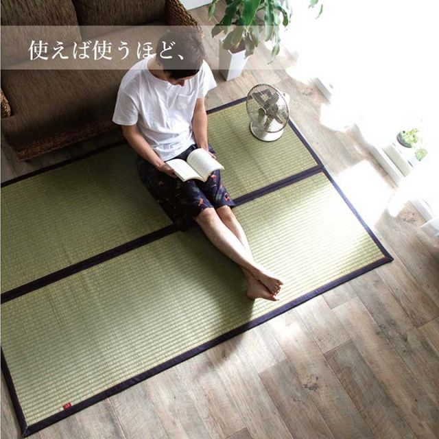 ラグ マット 長方形 い草 夏用 沖縄ビーグ 191×250cm