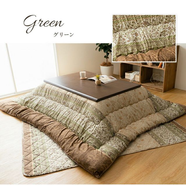 こたつ布団 単品 ふっくら 日本製 エレガンス調 約205×285cm