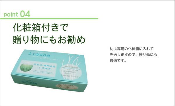 スーパSALE10倍＆4時間限定10％OFF 低反発ウレタンチップ入り い草枕 『涼水 低反発枕 箱付』 約50×30cm
