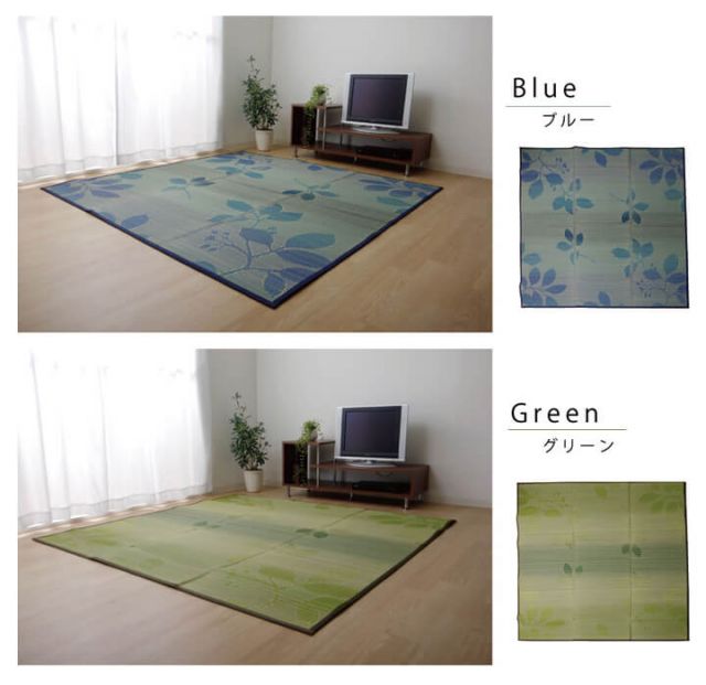 い草ラグ　おしゃれ　シンプル　カーペット　『ルース』　約180×180cm