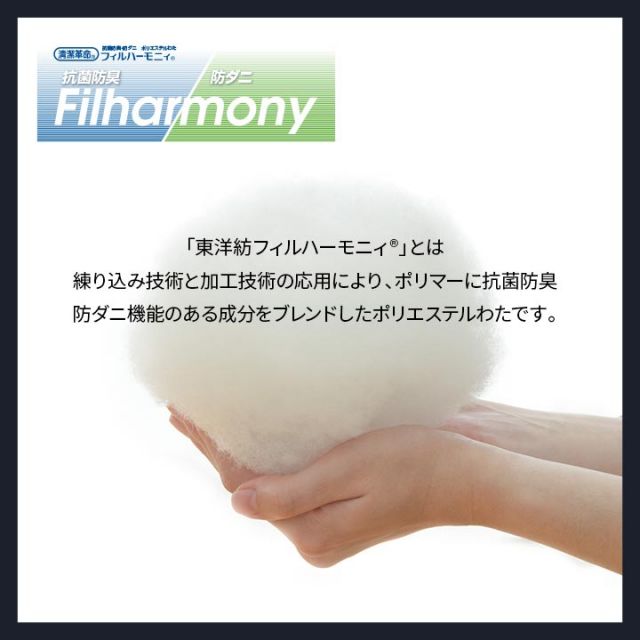 スーパSALE10倍＆4時間限定10％OFF 寝具 洗える 抗菌防臭 防ダニ 消臭 敷き布団 東洋紡フィルハーモニー アレル物質を吸着分解 カバー付き 日本製 シングルロング ソフィア約100×210cm