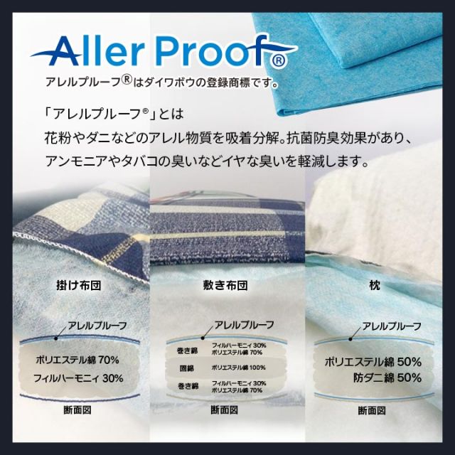 スーパSALE10倍＆4時間限定10％OFF 寝具 洗える 抗菌防臭 防ダニ 消臭 組布団 6点セット 東洋紡フィルハーモニー アレル物質を吸着分解 カバー付き 日本製 シングルロング ソフィア掛け約150×210cm 敷き約100×210cm
