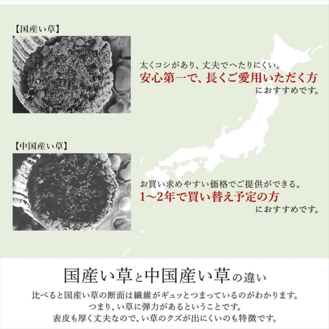 置き畳 ユニット畳 システム畳 国産 日本製 ナチュラルスタイル い草 消臭 抗菌防臭 市松 約82×82×2.3cm 単品