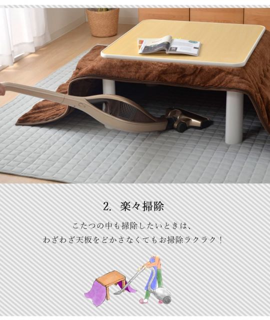 スーパSALE10倍＆4時間限定10％OFF こたつ布団 正方形 お手入れ簡単 無地 掛け単品 約190×190cm