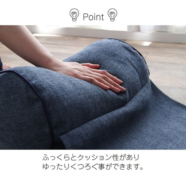 クッション 丸 ボルスター 肘置き ポケット 収納  ソファ ソファー セアテ 背当て 腰当 ごろ寝 枕 シンプル 国内綿入れ加工 直径約20×40cm
