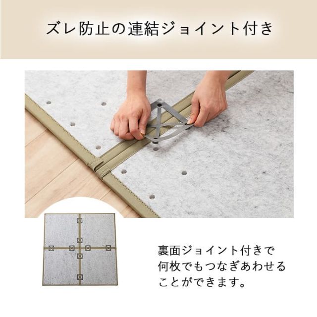スーパSALE10倍＆4時間限定10％OFF 置き畳 ユニット畳 い草 低反発 消臭 抗菌防臭 無地 約82×82×2.3cm 9P 9枚組