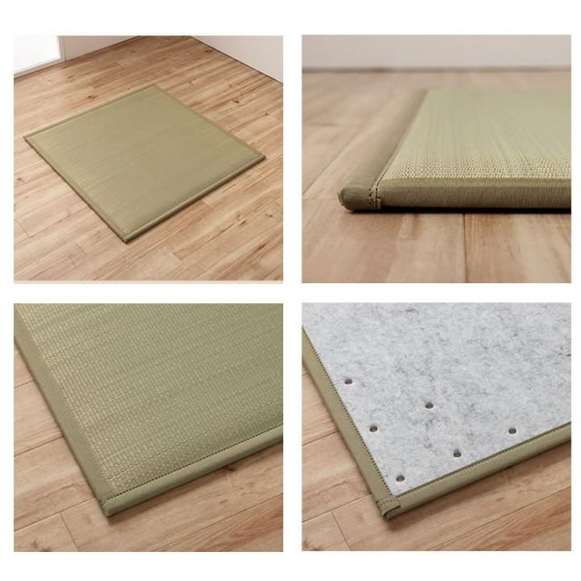 スーパSALE10倍＆4時間限定10％OFF 置き畳 ユニット畳 い草 低反発 消臭 抗菌防臭 無地 約82×82×2.3cm 単品