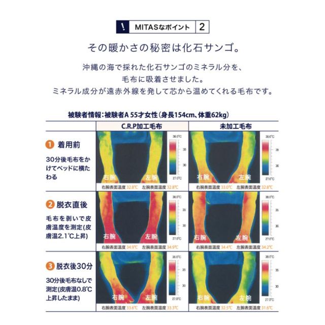 温泉毛布 日本製 マイヤー毛布 えり付き 芯から温まる温泉毛布（温泉毛布加工／温浴毛布 CRP加工）シングルサイズ温泉毛布 毛布 日本製 暖かい MI