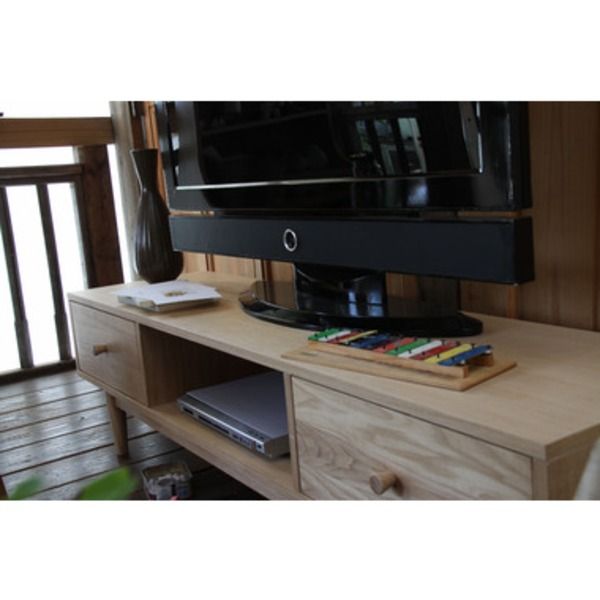 テレビ台 テレビボード 幅150cm ナチュラル 木製 引き出し収納付き 脚付き Henry リビング ダイニング インテリア家具代引NG