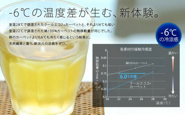 ラグマット 130cm×190cm ネイビー 長方形 フレンチボーダー柄 日本製 マイナス6℃冷たいクールエコ2ラグ 『NEXTHOME』代引NG