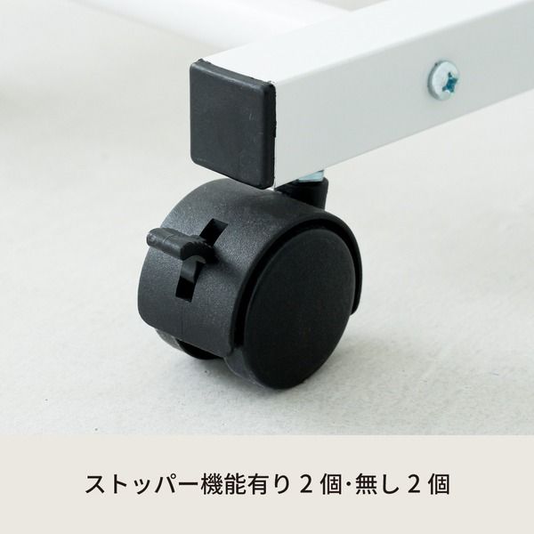 スーパSALE10倍＆4時間限定10％OFF パイプスタンドミラー(キャスター付)(ホワイト/白) 幅30cm 楕円形/スリム/鏡/姿見/飛散防止加工/キャスター/角度調整可/NK-108 鏡 スタンドミラー