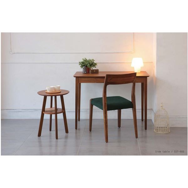 スーパSALE10倍＆4時間限定10％OFF あずま工芸 Dione（ディオーネ） ウッドデスク 幅70cm 引出し付 ウォールナット ED-2870 デスク 文机