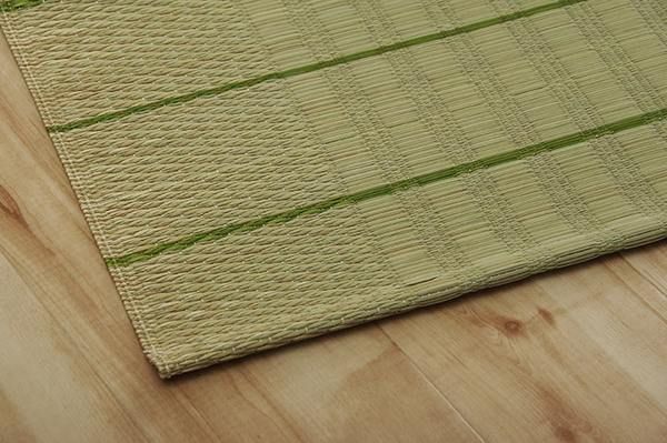 国産 い草 い草シーツ ネゴザ 寝ござ シンプル さらさら グリーン シングル 約88×180cm代引NG