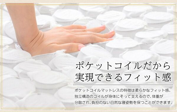 マットレス シングル ポケットコイル スプリング ロール梱包 弾力性 通気性 速乾性 耐久性 ポケットコイルマットレス 寝具 ベッドマットレス代引NG 寝具 マットレス