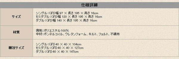 マットレス シングル ボンネルコイル スプリング ロール梱包 弾力性 通気性 速乾性 耐久性 ボンネルコイルマットレス 寝具 ベッドマットレス代引NG 寝具 マットレス