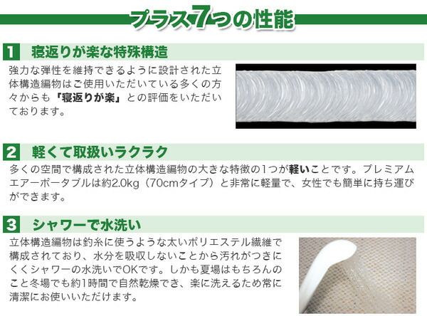 高反発 マットレス 寝具 ポータブルタイプ ミルキーホワイト 幅95cm 洗える 日本製 体圧分散 耐久性 オールシーズン代引NG
