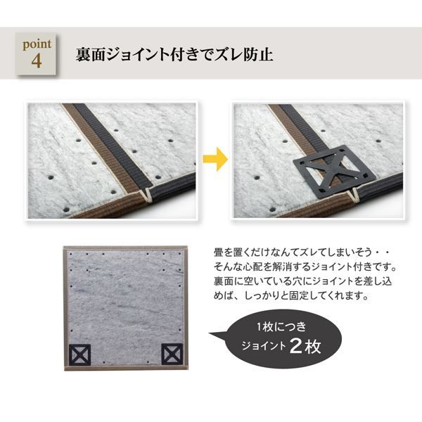 スーパSALE10倍＆4時間限定10％OFF シンプルカラー ユニット畳/置き畳 【ライトグリーン 70×70cm×1.7cm】 日本製 軽量 抗菌 防臭 防滑 連結ジョイント付【代引NG】 カーペット・マット・畳 畳