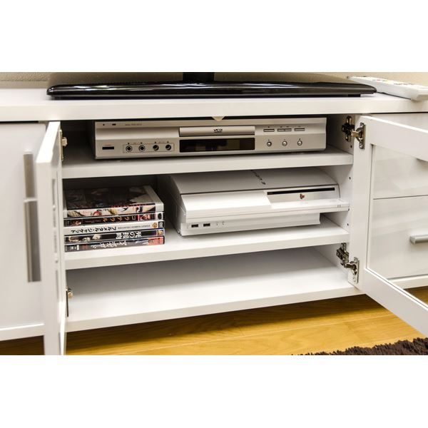 テレビ台/テレビボード 幅120cm ダークブラウン 『TREVIS』 扉収納/キャスター付き代引NG 収納家具 テレビ台・ローボード