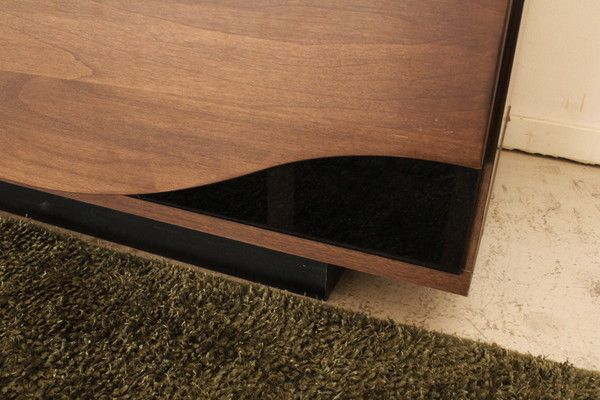 テレビ台/ローボード 幅180cm 46型〜80型対応 ブラウン 日本製 木製 ガラス 引き出し収納付き 〔リビング〕代引NG 収納家具 テレビ台・ローボード