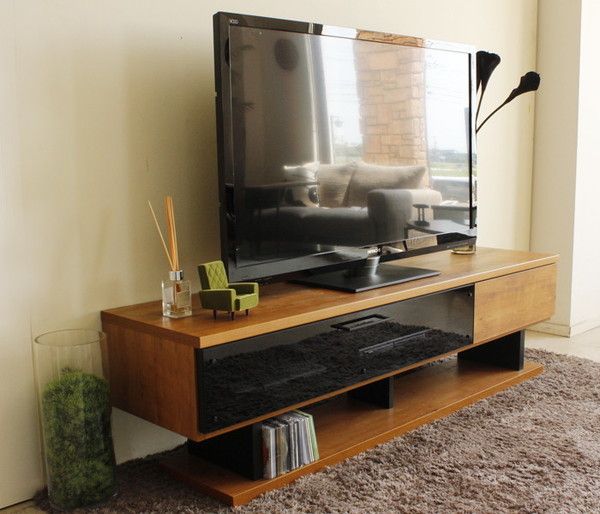 ヴィンテージ風 ローボード/テレビ台 ライトブラウン 幅160cm 日本製 引き出し収納付き 配線コード収納可 〔リビング〕代引NG 収納家具 テレビ台・ローボード