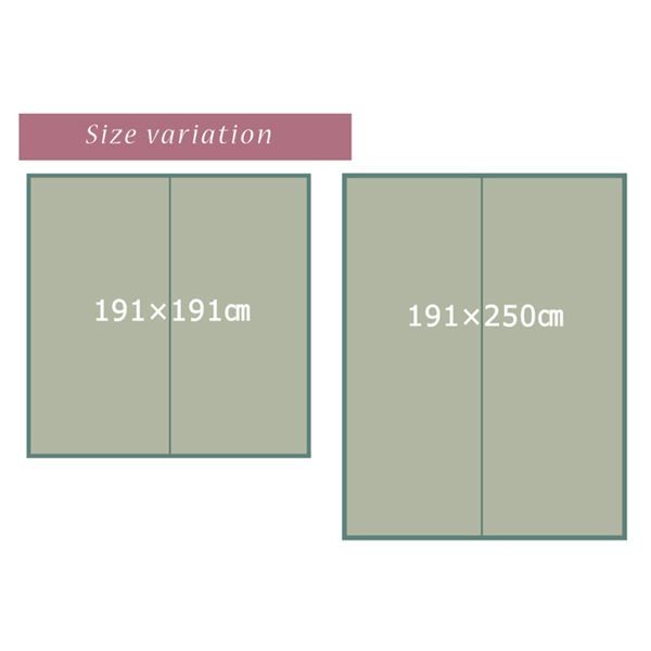 い草 ラグマット/絨毯 花柄 ブルー 約191×250cm 防滑加工 抗菌防臭 調湿機能 〔リビング ダイニング〕代引NG