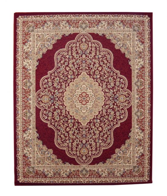 ラグマット/絨毯 ネイビー 約80×140cm トルコ製 ウィルトン織 ホットカーペット対応 へたりにくい RUG 〔リビング〕代引NG