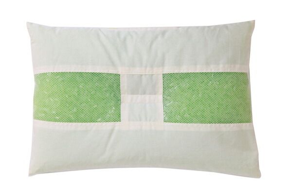 枕/ピロー 約35×50cm ヒバエッセンス練り込みパイプ使用 側地綿100％ 抗菌 防臭 通気性抜群 『ひばパイプ枕』代引NG 寝具 枕・抱き枕 枕