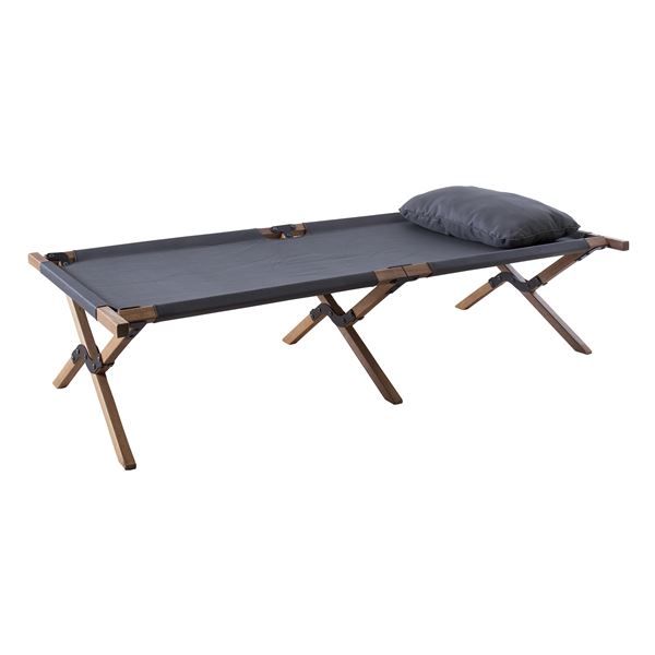 スーパSALE10倍＆4時間限定10％OFF 折りたたみベッド 196×75×42cm 木製 フォールディングベッド アウトドア キャンプ レジャー ウッドデッキ テラス ベランダ