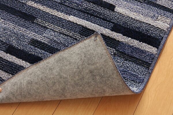 タフト ラグマット/絨毯 1.5畳 ブラウン 約130×190cm 日本製 抗菌 防臭 防ダニ 通年使用 ホットカーペット可 〔リビング〕代引NG