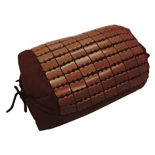 天然素材の涼しさ ひんやり竹枕 37×25cm/ブラウン 接触冷感 バンブー枕 『ドミノ枕』 九装 寝具 枕・抱き枕 枕