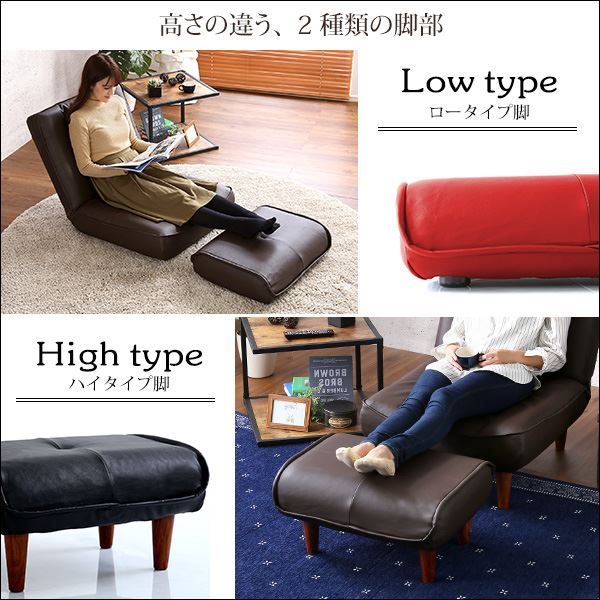 オットマン スツール 幅約58cm ブラック 合成皮革 合皮 ポケットコイル 日本製 国産 完成品 足置き 置台 置き台 サイドテーブル リビング家具代引NG