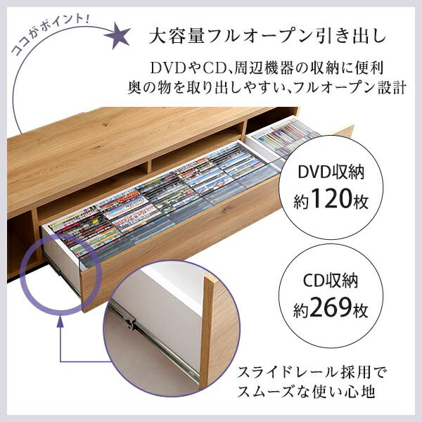 テレビ台 テレビボード 幅180cm ナチュラル 木製 日本製 引き出し コード収納付き 完成品 ローボード テレビラック TVボード TV台 リビング収納 リビング家具代引NG