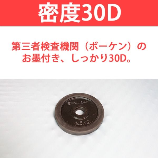 高反発マットレス セミダブル 厚さ9cm ライトグレー 高耐久性 PAD9 『エイプマンパッド』 〔ベッドルーム 寝室〕代引NG