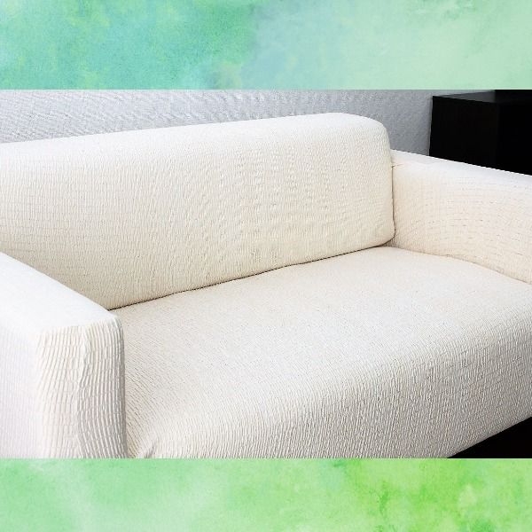 スーパSALE10倍＆4時間限定10％OFF フィット ソファーカバー 幅140〜200cm用 3人掛け用 アイボリー 肘付き用 洗える 日本製 綿混素材 トリコ リビング ダイニング