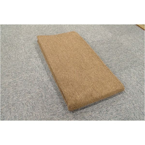 スーパSALE10倍＆4時間限定10％OFF カーペット ラグ 平織 フリーカット ループ / 江戸間 3畳 176×261cm ブラウン プレーン 九装