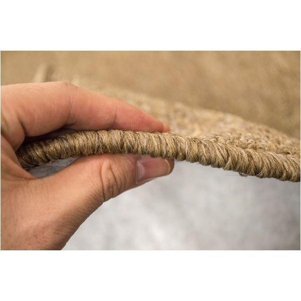スーパSALE10倍＆4時間限定10％OFF カーペット ラグ 平織 フリーカット ループ / 江戸間 3畳 176×261cm ブラウン プレーン 九装