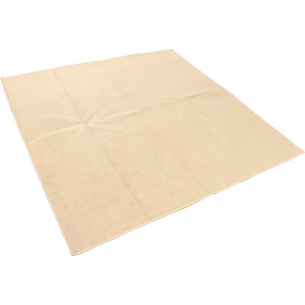スーパSALE10倍＆4時間限定10％OFF カーペット ラグ 平織 フリーカット ループ / 江戸間 4.5畳 261×261cm ベージュ プレーン 九装